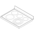 Range Main Top (black) for Kenmore Elite 79097713412 - Part 139033853