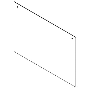 Wall Oven Door Outer Panel, Lower (white) 139037903