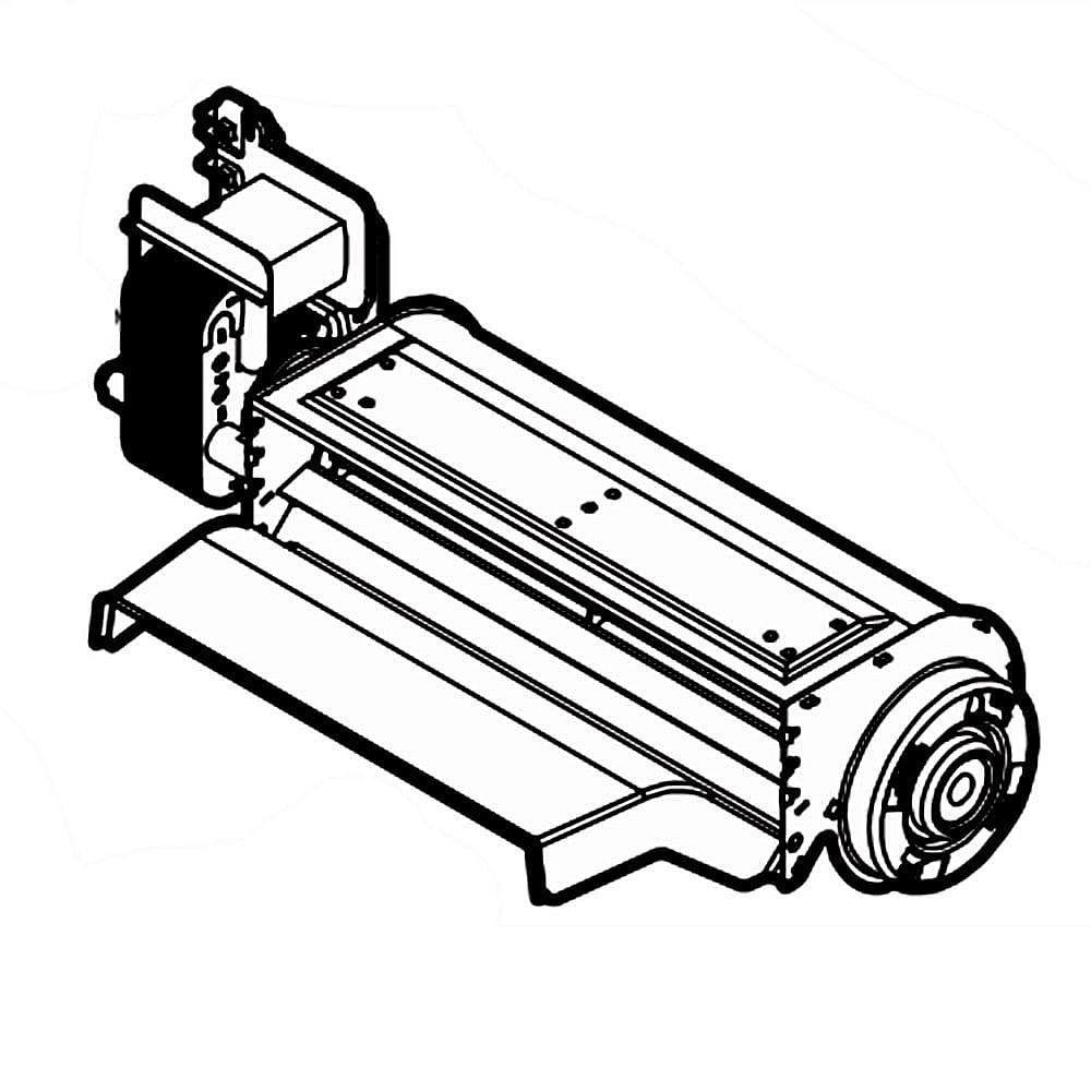 Part #139038302, Wall Oven Cooling Fan Assembly / 12.00 x 6.75 x 3.80