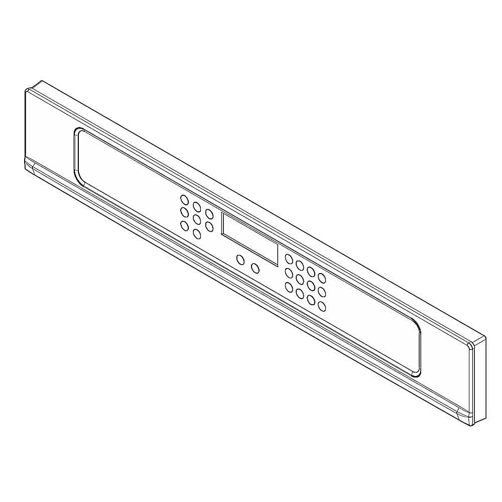 Part #139038862, Wall Oven Control Panel Assembly (Black) / 30.00 x 4.75 x 1.00