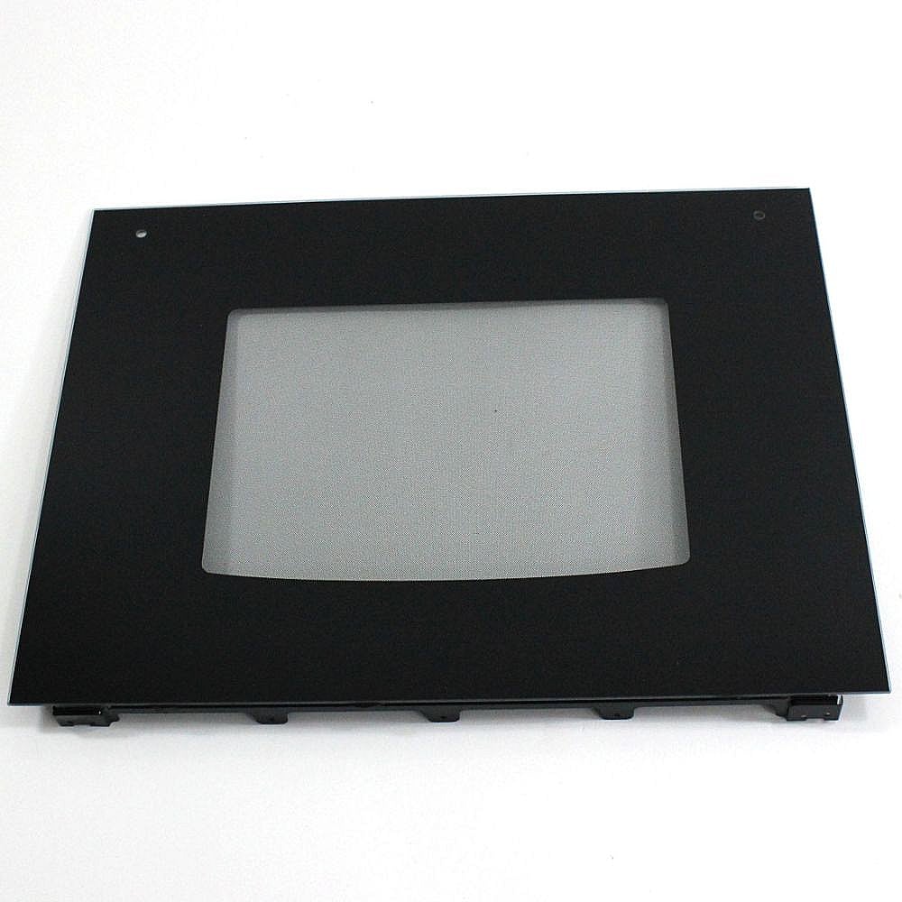 Photo of Wall Oven Door Outer Panel (Black) from Repair Parts Direct