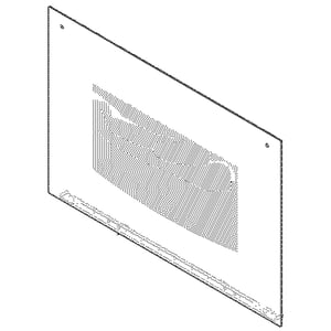 Wall Oven Door Outer Panel Assembly, Lower (black) 139039584