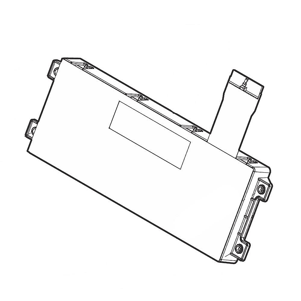 Part #139058303, Range Oven Control Board And Overlay (White) / 12.70 x 4.70 x 2.45