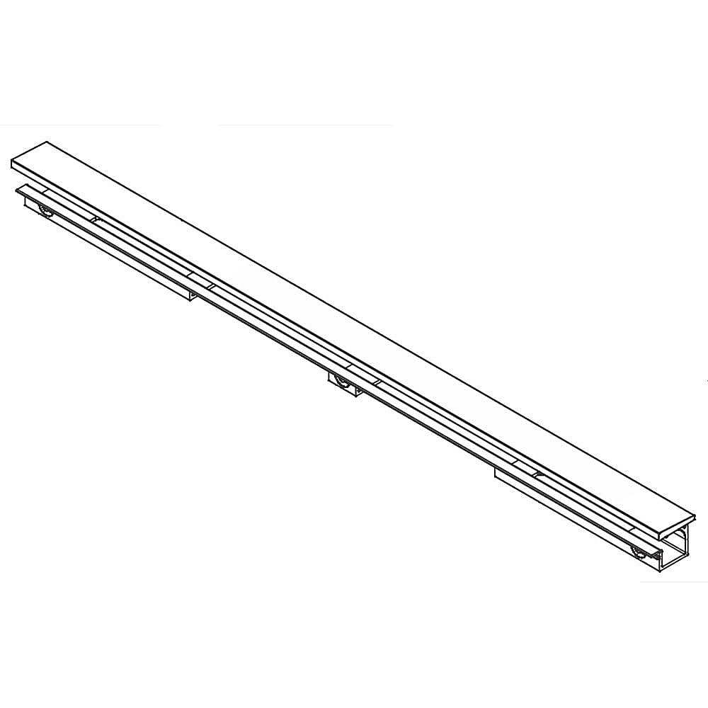 Part #139099502, Wall Oven Control Panel Trim (Black) / 24.35 x 4.60 x 2.65