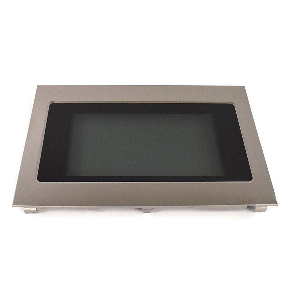 Part #139099629, Wall Oven Door Outer Panel Assembly, Upper (Black And Stainless) / 36.20 x 28.10 x 9.40