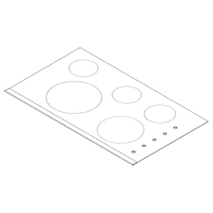 Cooktop Main Top (white) 305379347