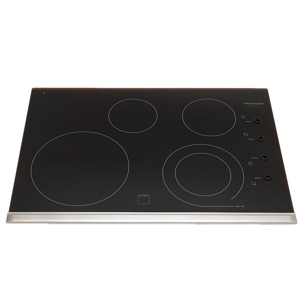 Photo of Cooktop Main Top Assembly (Black) from Repair Parts Direct