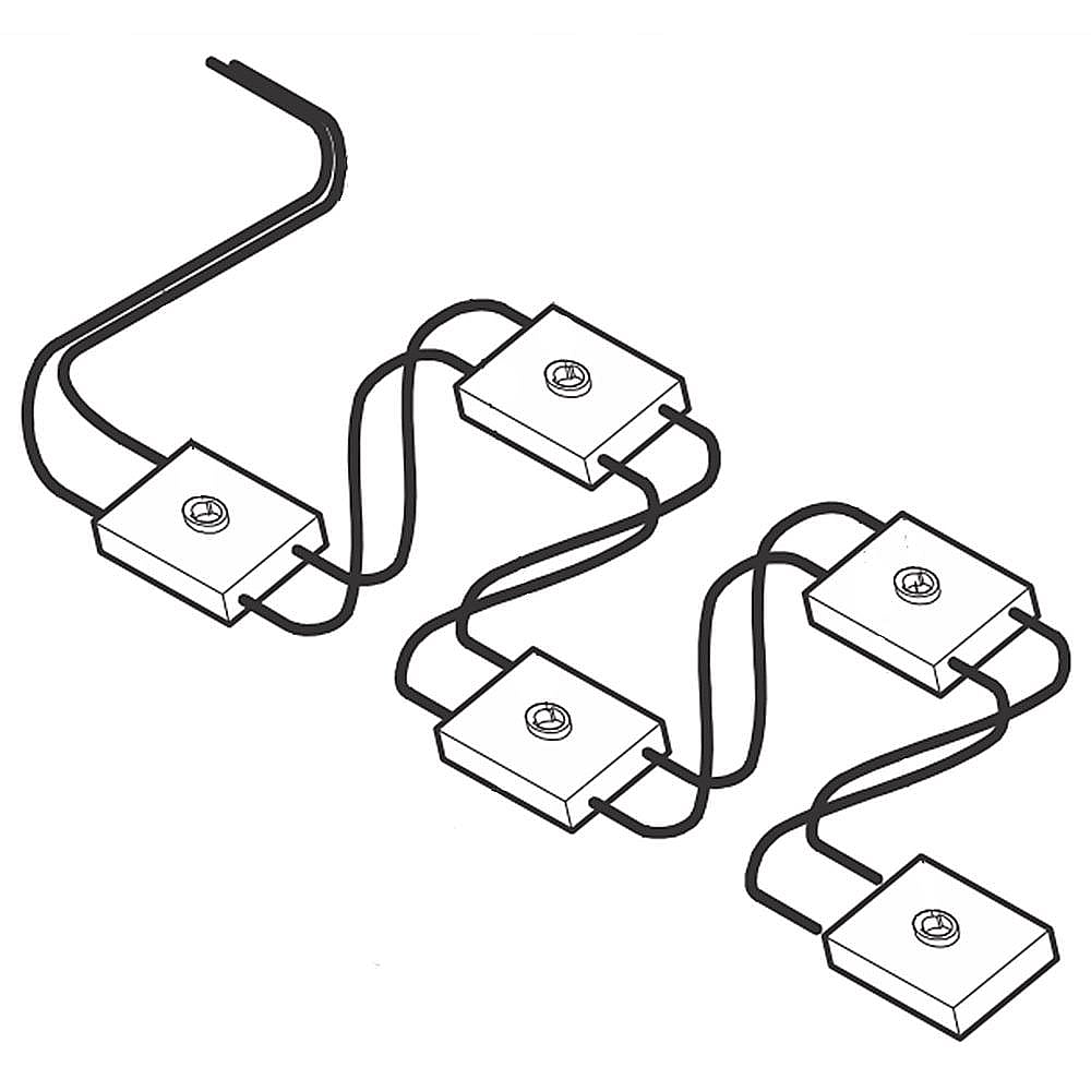 Electrolux Part #305595103, Cooktop Igniter Switch And Harness Assembly | 11.40 x 7.95 x 3.05