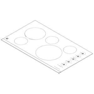 Cooktop Main Top Assembly 305543537