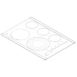 Cooktop Main Top Assembly (black) for Kenmore Elite 79045313412 - Part 305638966