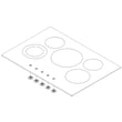 Cooktop Main Top Assembly (Black and Stainless) (replaces 305638977, 5304530048)