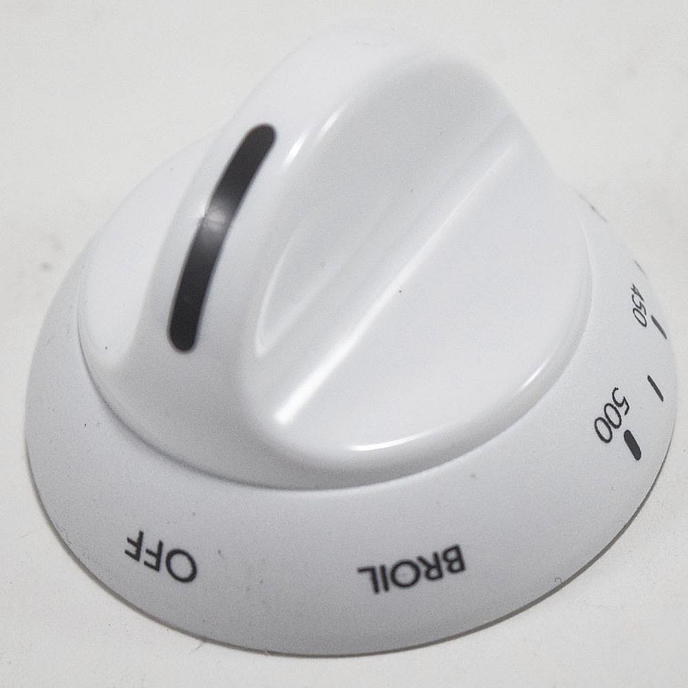 Photo of Range Oven Temperature Knob (White) from Repair Parts Direct