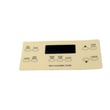 Range Oven Control Overlay (almond) for Frigidaire FGF374CCTF - Part 316089308