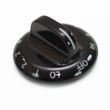 Range Surface Burner Knob (black) for Kenmore 79095718892 - Part 316108905