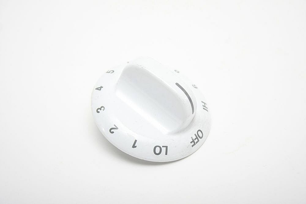 Photo of Range Surface Element Knob (White) from Repair Parts Direct