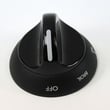 Range Oven Temperature Control Knob (black) for Frigidaire MGF324WGSD - Part 316109506