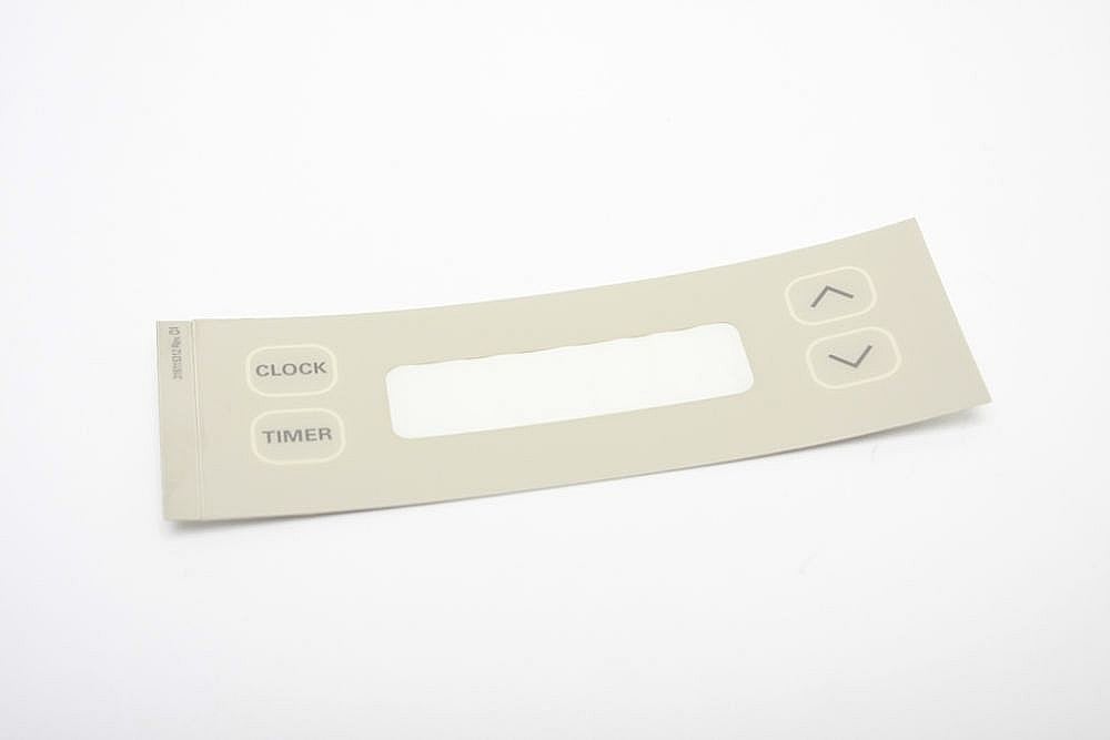 Kenmore Part #316115312, Range Control Panel Overlay | 5.90 x 1.95 x 0.20