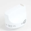 Range Surface Bridge Burner Knob (white) for Kenmore Elite 79079442600 - Part 316121843