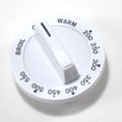 Range Oven Temperature Knob for Gibson GEF305PJSB - Part 316123306