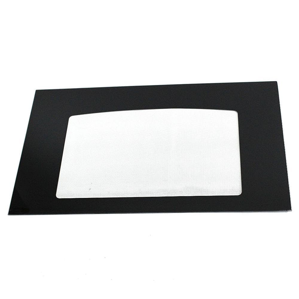 Photo of Range Oven Door Outer Panel (Black) from Repair Parts Direct