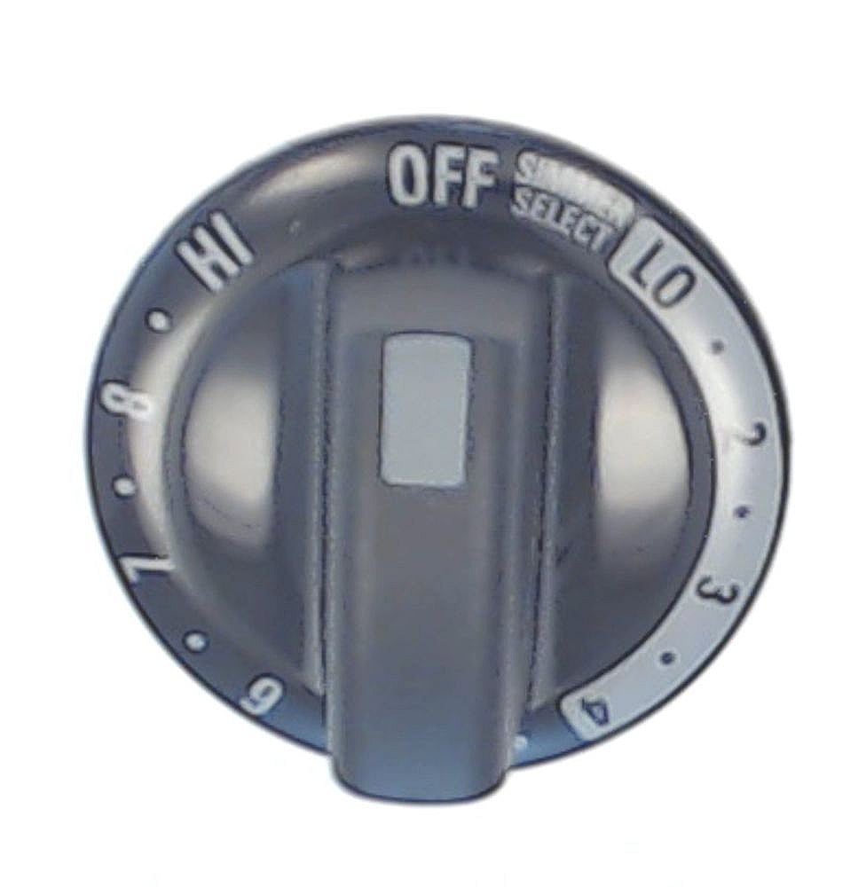 Kenmore Part #316208107, Range Surface Element Knob | 2.25 x 2.20 x 1.15