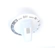 Range Burner Control Knob for Kenmore 79046351401 - Part 316208115
