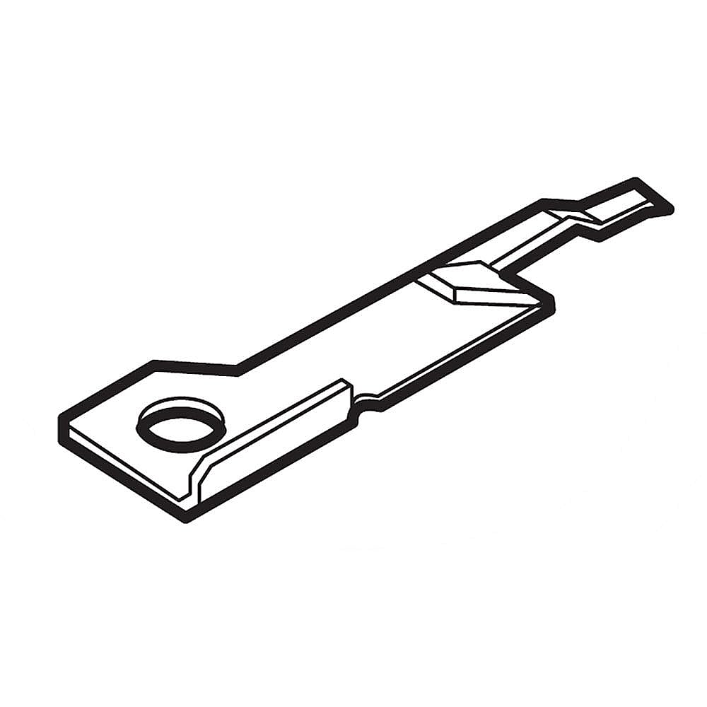 Kenmore Part #316217701, Range High Bracket | 2.75 x 0.65 x 0.30