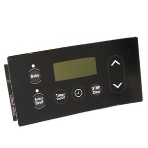 Range Oven Control Overlay (black) (replaces 316220701) 316220729