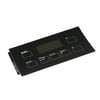 Range Oven Control Overlay (black) 316220725