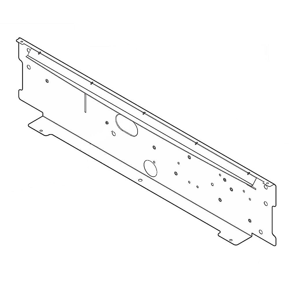 Part #316234029, Tappan Shield, backguard , white , inner / 28.55 x 6.60 x 1.95