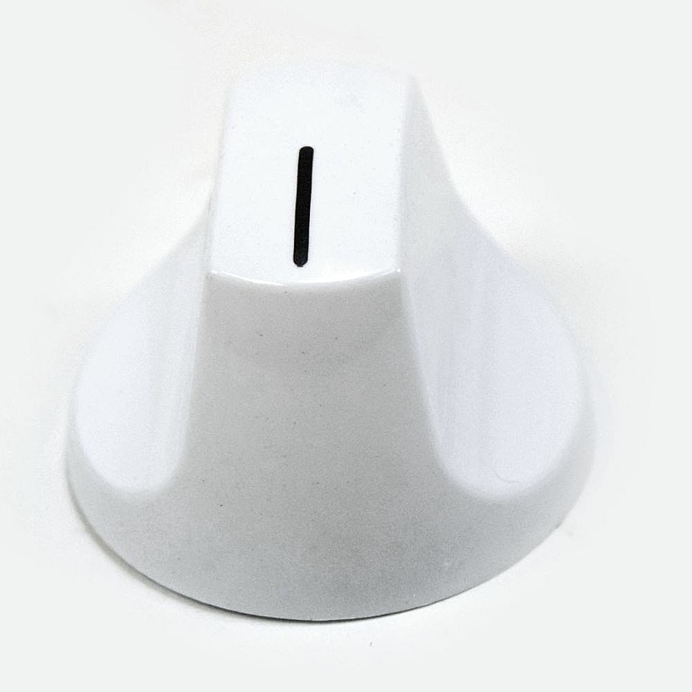 Kenmore Part #316240800, Range Surface Burner Knob (White) | 1.55 x 1.55 x 1.15
