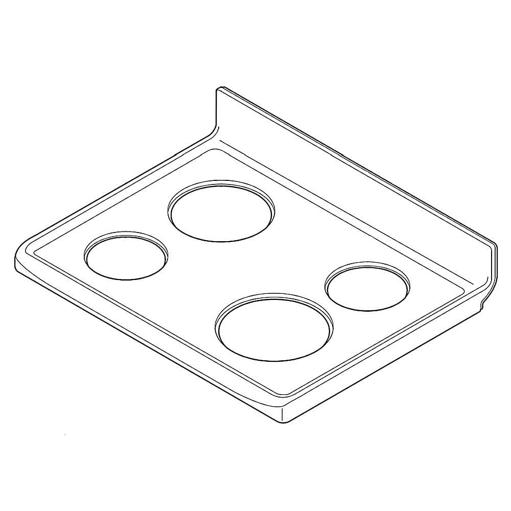 Kenmore Part #316245405, Maintop/bsq
