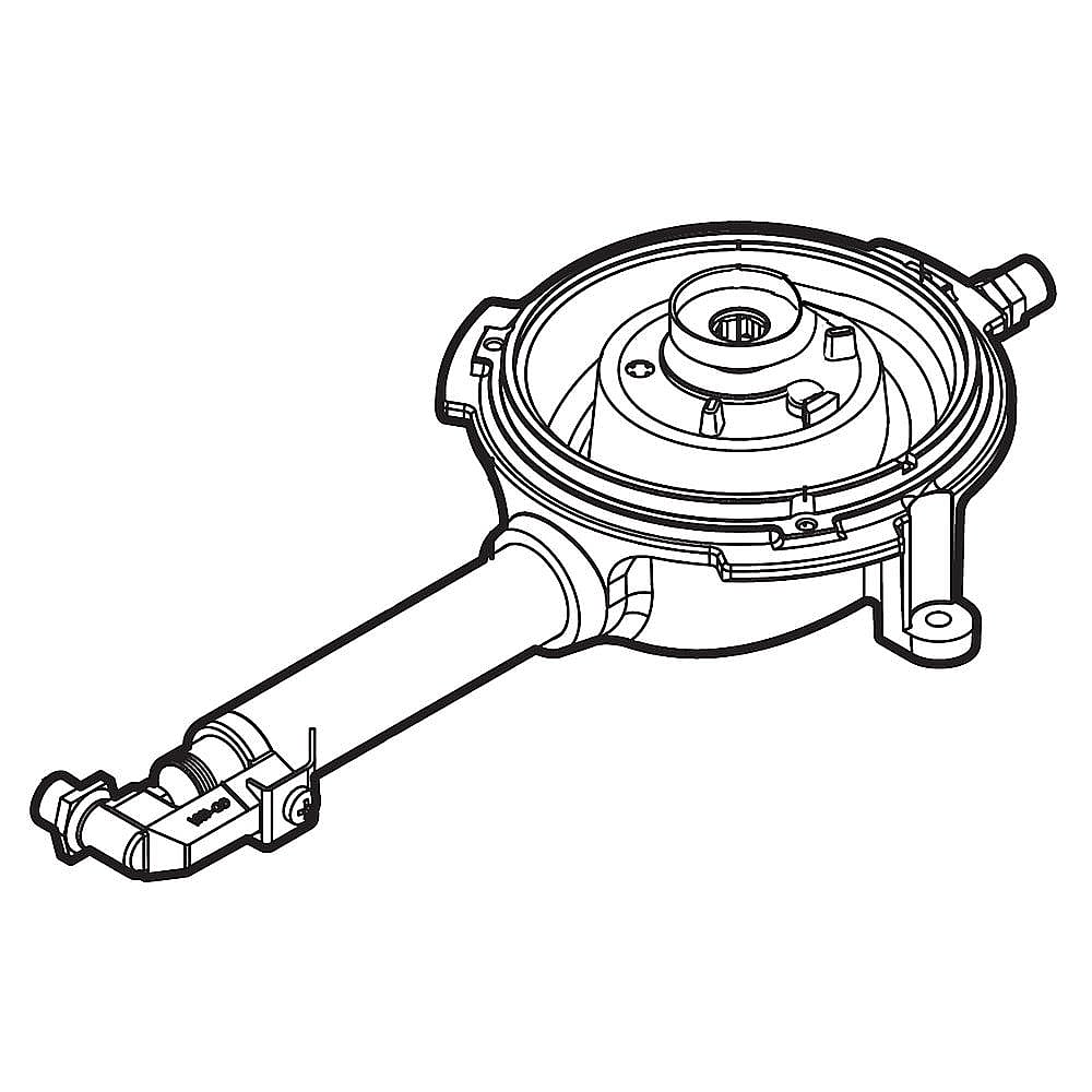 Kenmore Elite Part #316258404, Range Dual Surface Burner Igniter And Orifice Holder | 11.70 x 7.00 x 2.85