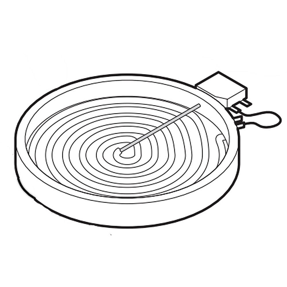 Part #316281900, Range Radiant Surface Element, 8-In / 19.30 x 18.20 x 2.60