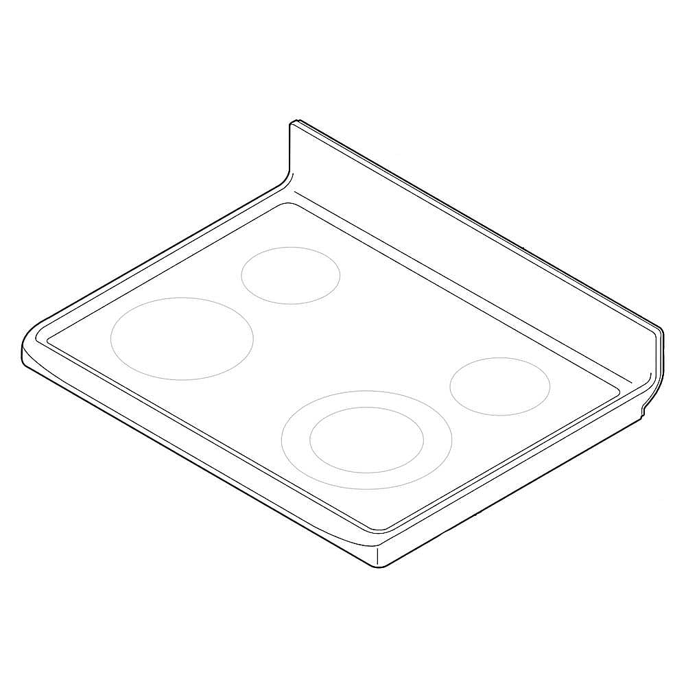 Frigidaire Part #316282947, Range Main Top Assembly (White)