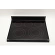 Range Main Top Assembly (black) for Frigidaire LGEF3057LFB - Part 316282948