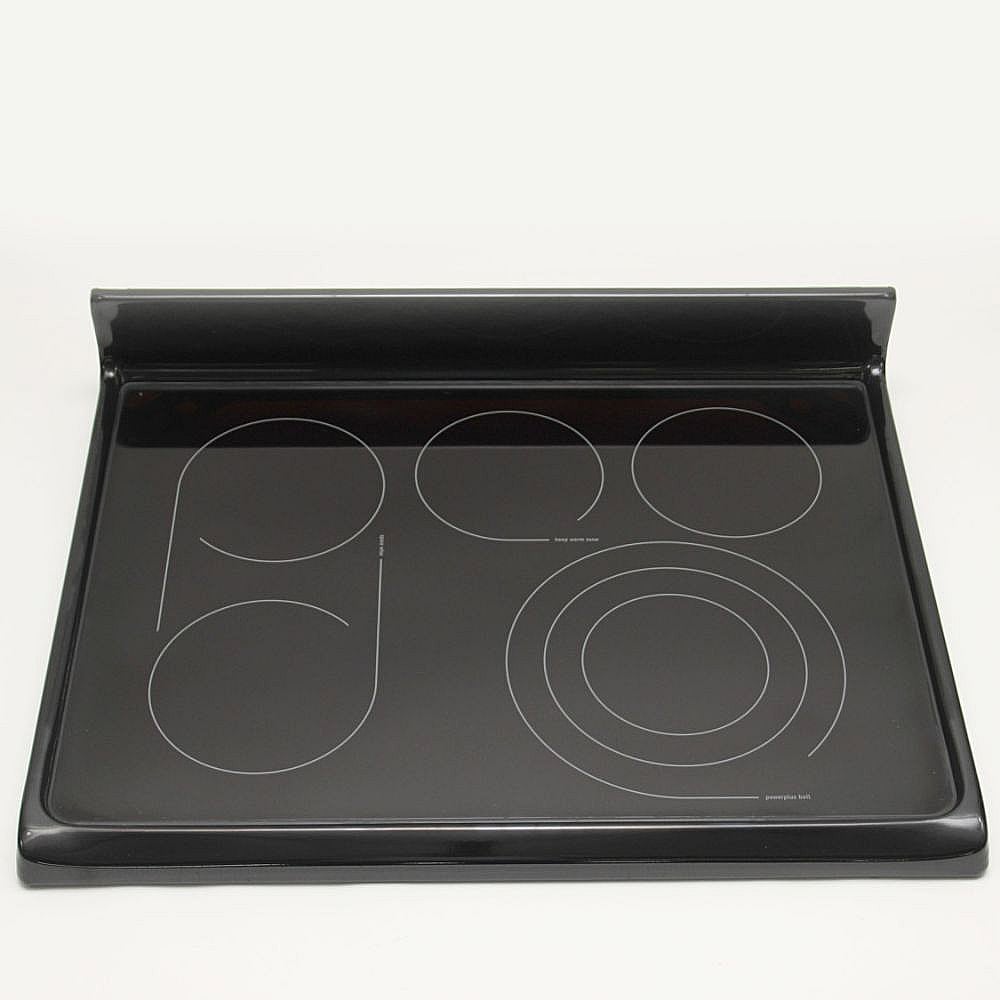 Photo of Cooktop Main Top Assembly (Black) from Repair Parts Direct