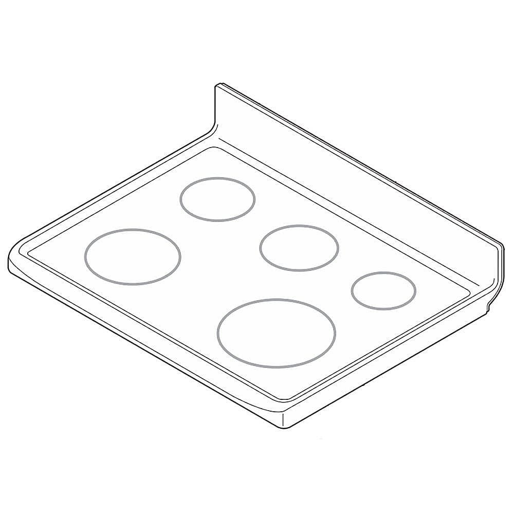 Part #316282980, Range Main Top Assembly