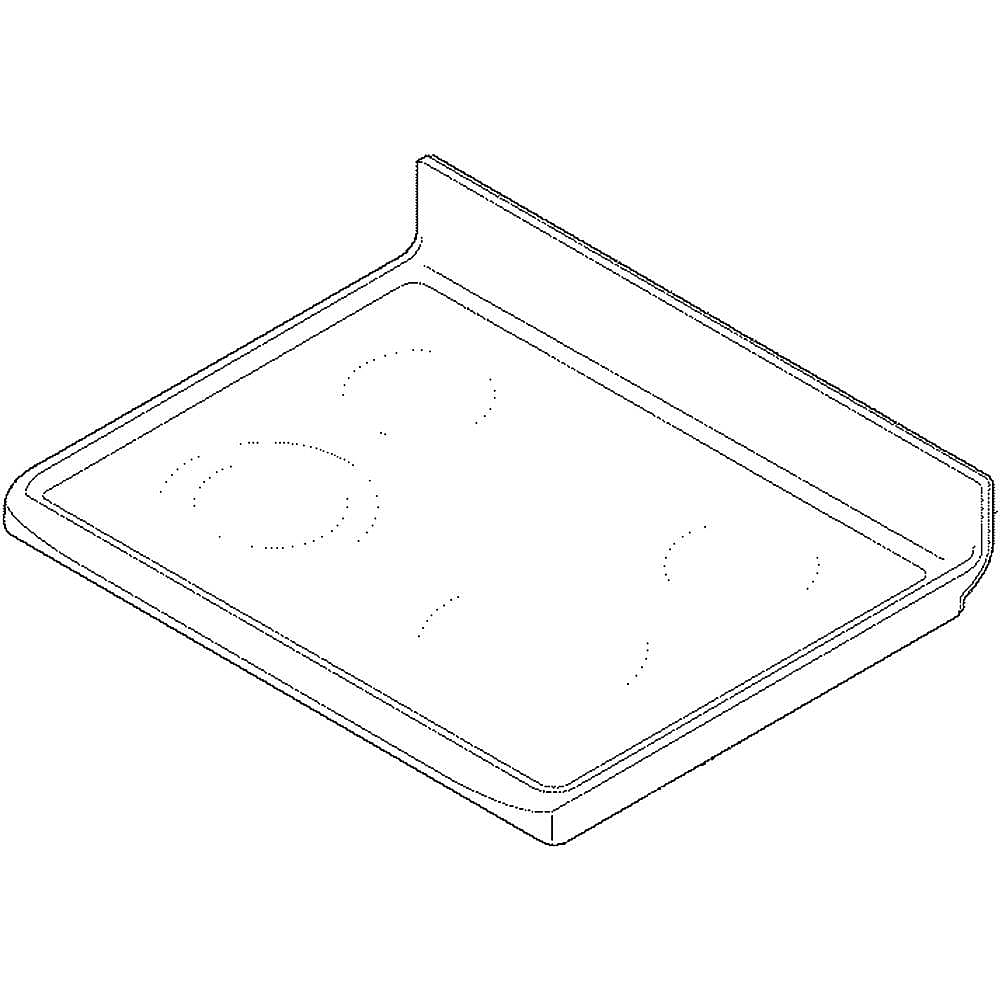 Part #316282989, Range Main Top Assembly