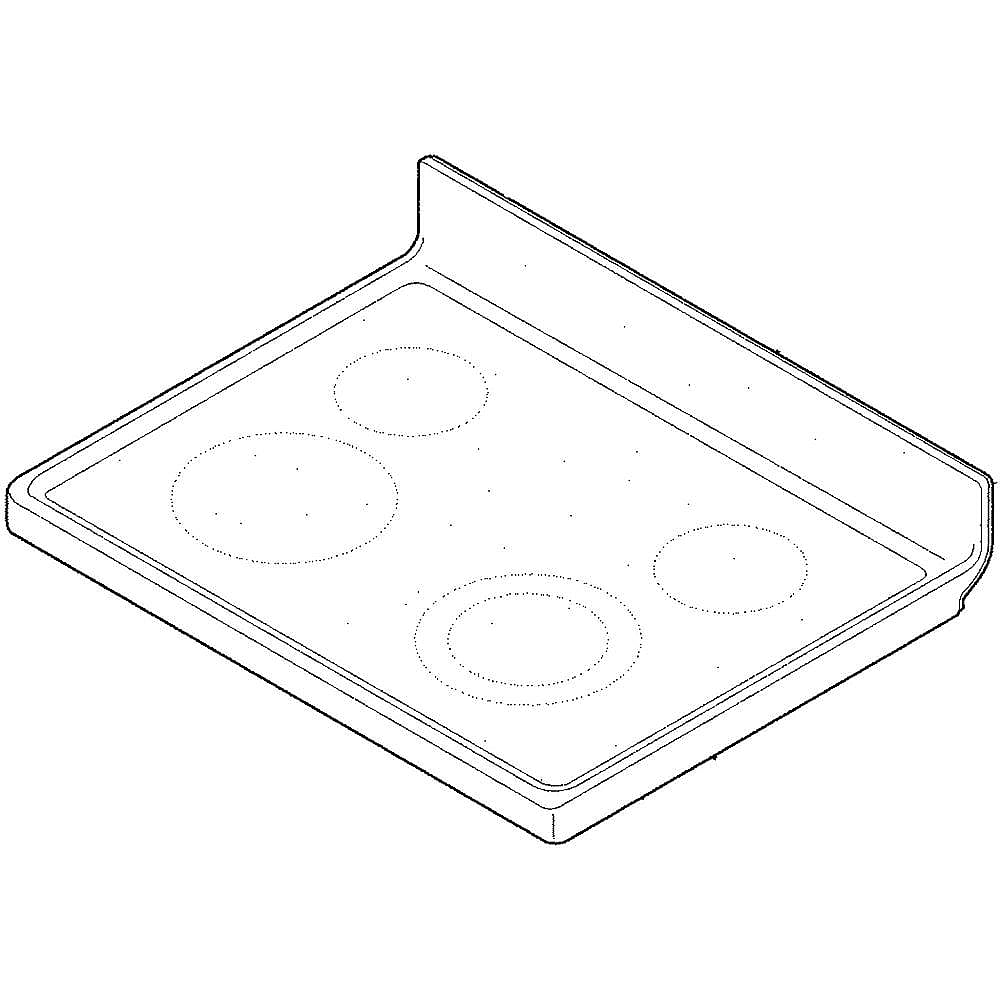 Part #316282997, Range Main Top Assembly