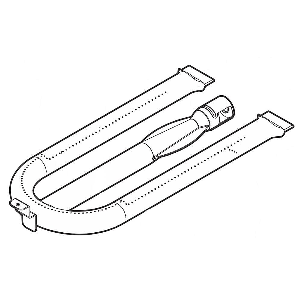 Electrolux Part #316289100, Range Bake Burner | 17.00 x 7.90 x 2.00