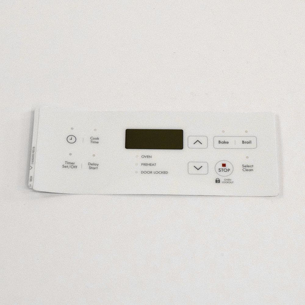 Frigidaire 316352002 Range Oven Control Overlay (White) Genuine Original Equipment Manufacturer