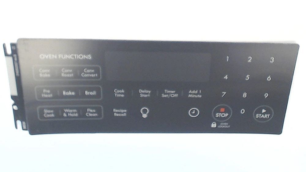 Part #316352207, Range Oven Control Overlay (Replaces 316419803, 316419824) / 9.80 x 9.15 x 1.80