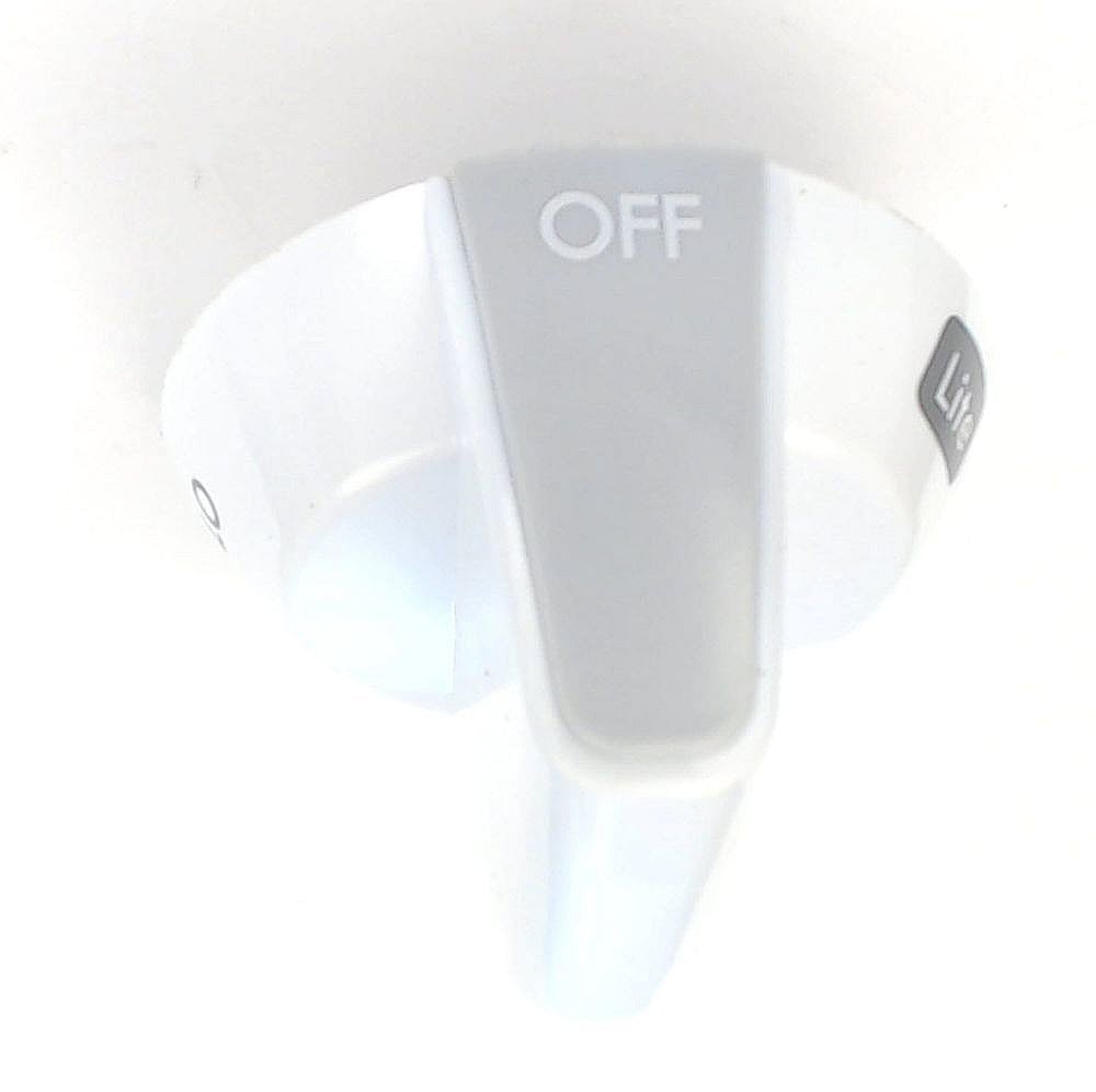 Kenmore Part #316353100, Range Surface Burner Knob (White) | 2.00 x 1.95 x 1.75