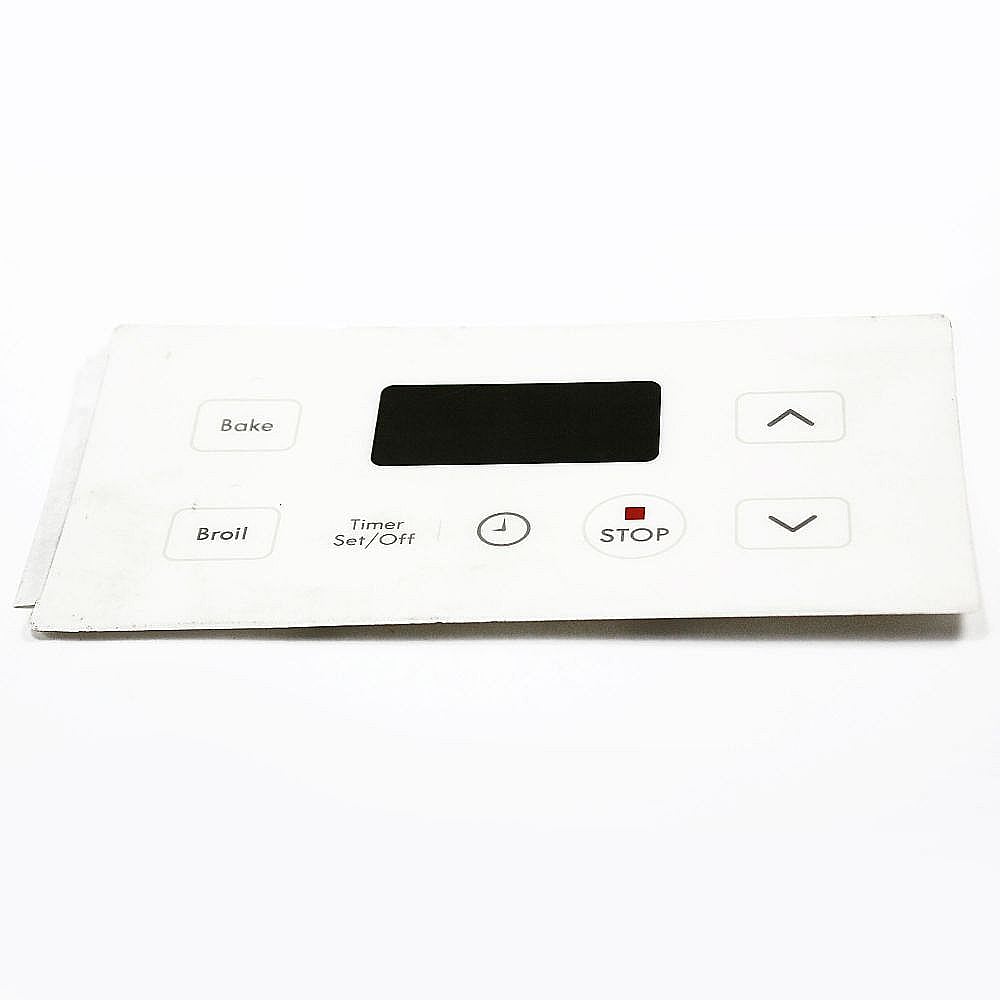 Kenmore Part #316354401, Range Oven Control Overlay | 7.00 x 3.30 x 0.10