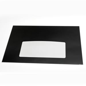 Range Oven Door Outer Glass (black) 316402616