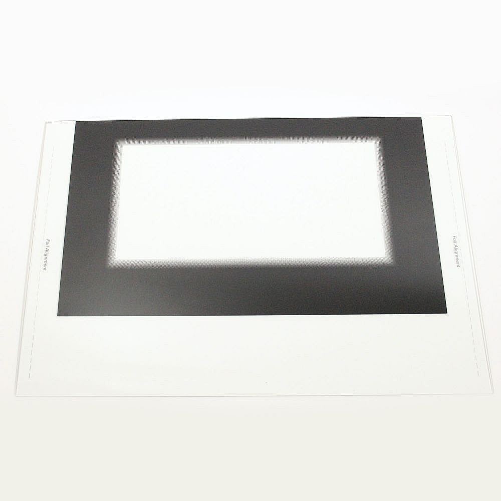 Frigidaire Part #316408503, Range Oven Door Outer Glass (Black) | 34.00 x 22.38 x 4.00