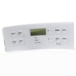 Range Oven Control Overlay (White)