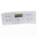 Range Oven Control Overlay (White)