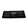 Range Oven Control Overlay (black) 316419145